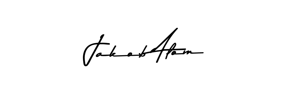 Here are the top 10 professional signature styles for the name Jakob Alom. These are the best autograph styles you can use for your name. Jakob Alom signature style 9 images and pictures png