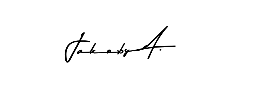 Design your own signature with our free online signature maker. With this signature software, you can create a handwritten (Asem Kandis PERSONAL USE) signature for name Jakoby A.. Jakoby A. signature style 9 images and pictures png