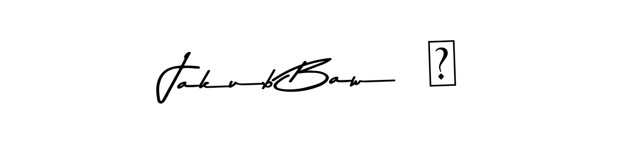 Design your own signature with our free online signature maker. With this signature software, you can create a handwritten (Asem Kandis PERSONAL USE) signature for name Jakub Bawół. Jakub Bawół signature style 9 images and pictures png