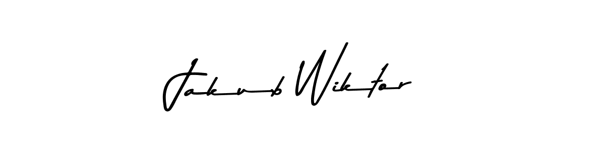 Asem Kandis PERSONAL USE is a professional signature style that is perfect for those who want to add a touch of class to their signature. It is also a great choice for those who want to make their signature more unique. Get Jakub Wiktor name to fancy signature for free. Jakub Wiktor signature style 9 images and pictures png