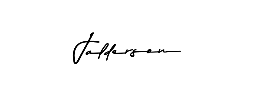 How to make Jalderson signature? Asem Kandis PERSONAL USE is a professional autograph style. Create handwritten signature for Jalderson name. Jalderson signature style 9 images and pictures png