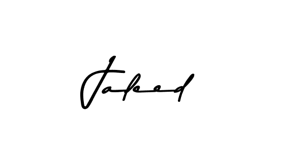 Create a beautiful signature design for name Jaleed. With this signature (Asem Kandis PERSONAL USE) fonts, you can make a handwritten signature for free. Jaleed signature style 9 images and pictures png