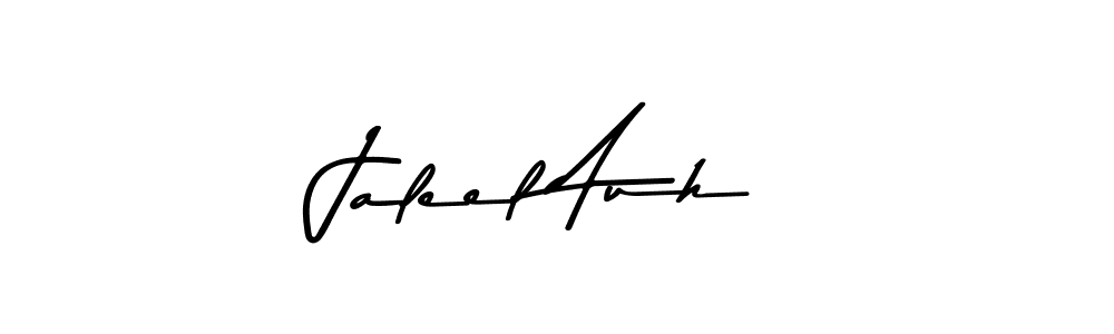 Design your own signature with our free online signature maker. With this signature software, you can create a handwritten (Asem Kandis PERSONAL USE) signature for name Jaleel Auh. Jaleel Auh signature style 9 images and pictures png