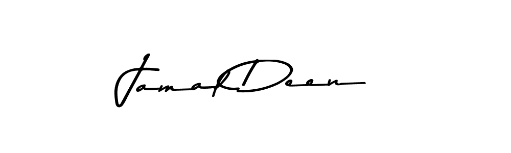 How to make Jamal Deen name signature. Use Asem Kandis PERSONAL USE style for creating short signs online. This is the latest handwritten sign. Jamal Deen signature style 9 images and pictures png