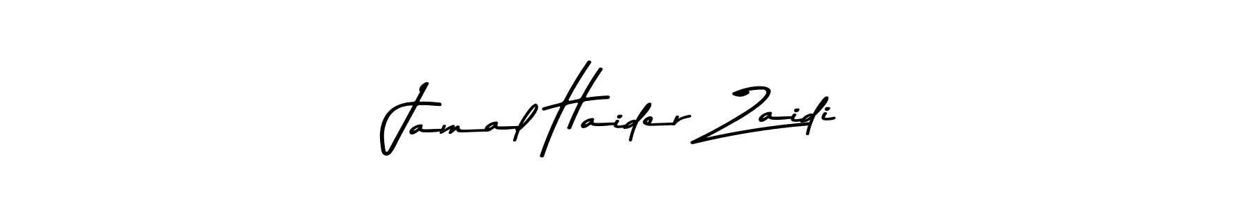 Make a beautiful signature design for name Jamal Haider Zaidi. With this signature (Asem Kandis PERSONAL USE) style, you can create a handwritten signature for free. Jamal Haider Zaidi signature style 9 images and pictures png