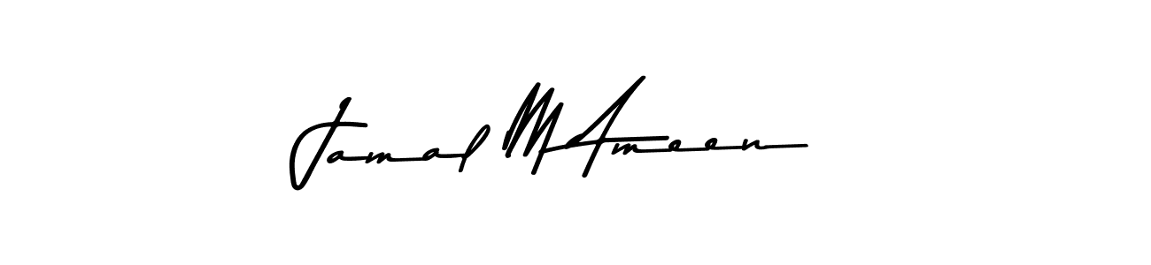 How to make Jamal M Ameen signature? Asem Kandis PERSONAL USE is a professional autograph style. Create handwritten signature for Jamal M Ameen name. Jamal M Ameen signature style 9 images and pictures png