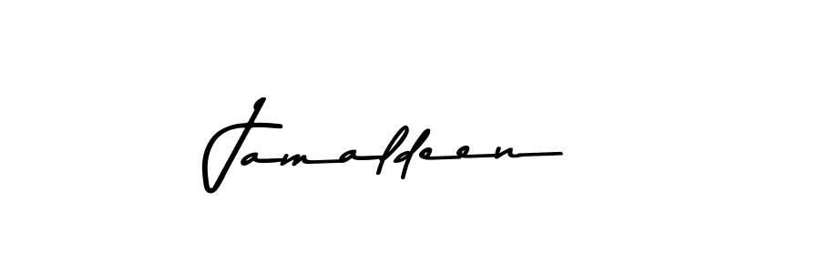 Use a signature maker to create a handwritten signature online. With this signature software, you can design (Asem Kandis PERSONAL USE) your own signature for name Jamaldeen. Jamaldeen signature style 9 images and pictures png