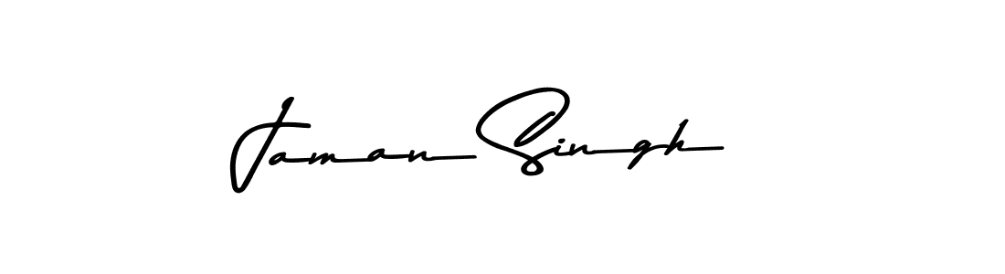 How to make Jaman Singh name signature. Use Asem Kandis PERSONAL USE style for creating short signs online. This is the latest handwritten sign. Jaman Singh signature style 9 images and pictures png