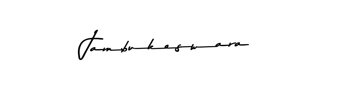 Design your own signature with our free online signature maker. With this signature software, you can create a handwritten (Asem Kandis PERSONAL USE) signature for name Jambukeswara. Jambukeswara signature style 9 images and pictures png