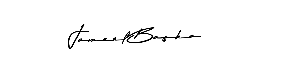 Design your own signature with our free online signature maker. With this signature software, you can create a handwritten (Asem Kandis PERSONAL USE) signature for name Jameel Basha. Jameel Basha signature style 9 images and pictures png