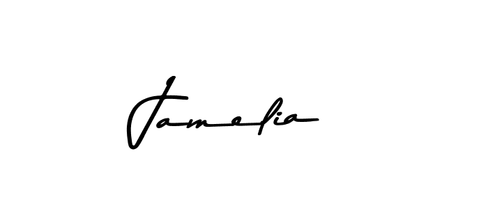 Make a beautiful signature design for name Jamelia. Use this online signature maker to create a handwritten signature for free. Jamelia signature style 9 images and pictures png