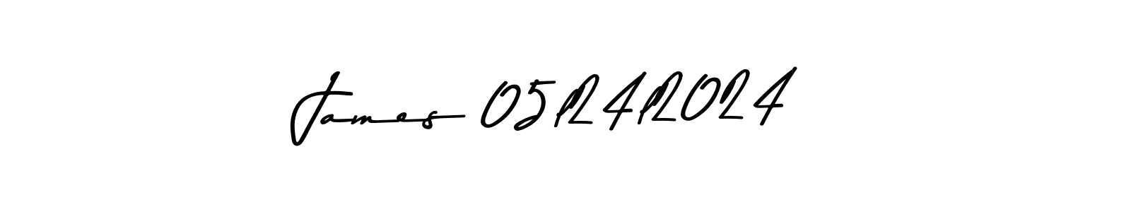 Use a signature maker to create a handwritten signature online. With this signature software, you can design (Asem Kandis PERSONAL USE) your own signature for name James 05l24l2024. James 05l24l2024 signature style 9 images and pictures png