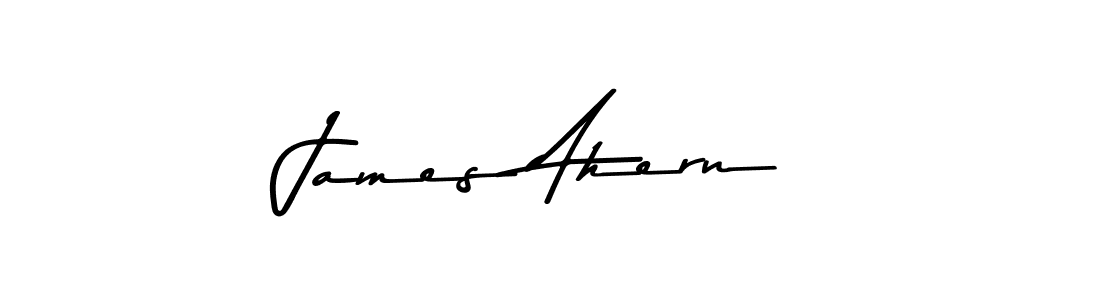 James Ahern stylish signature style. Best Handwritten Sign (Asem Kandis PERSONAL USE) for my name. Handwritten Signature Collection Ideas for my name James Ahern. James Ahern signature style 9 images and pictures png