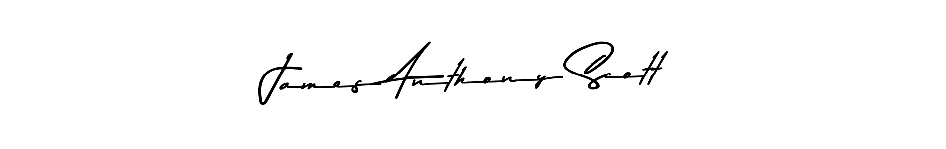 James Anthony Scott stylish signature style. Best Handwritten Sign (Asem Kandis PERSONAL USE) for my name. Handwritten Signature Collection Ideas for my name James Anthony Scott. James Anthony Scott signature style 9 images and pictures png