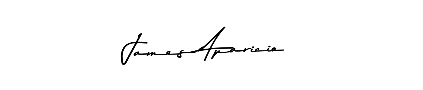 Create a beautiful signature design for name James Aparicio. With this signature (Asem Kandis PERSONAL USE) fonts, you can make a handwritten signature for free. James Aparicio signature style 9 images and pictures png