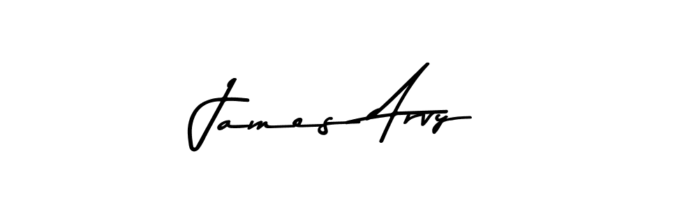 James Arvy stylish signature style. Best Handwritten Sign (Asem Kandis PERSONAL USE) for my name. Handwritten Signature Collection Ideas for my name James Arvy. James Arvy signature style 9 images and pictures png
