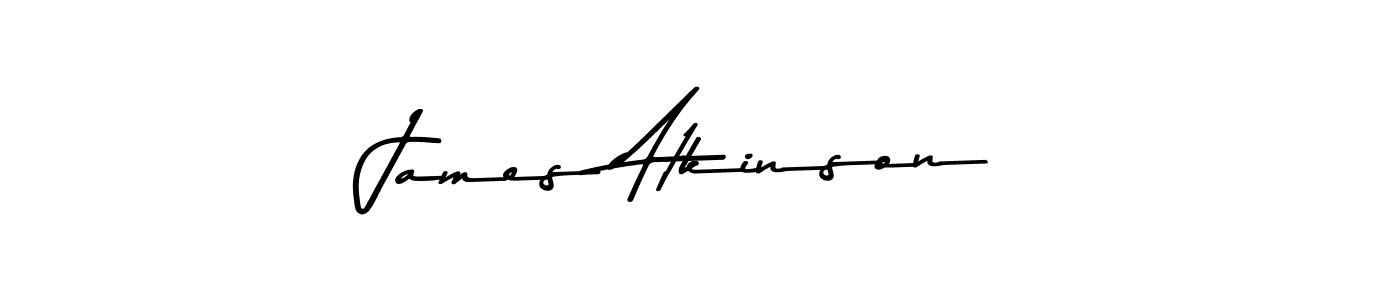 Make a beautiful signature design for name James Atkinson. With this signature (Asem Kandis PERSONAL USE) style, you can create a handwritten signature for free. James Atkinson signature style 9 images and pictures png
