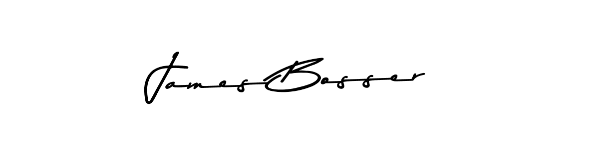 Create a beautiful signature design for name James Bosser. With this signature (Asem Kandis PERSONAL USE) fonts, you can make a handwritten signature for free. James Bosser signature style 9 images and pictures png