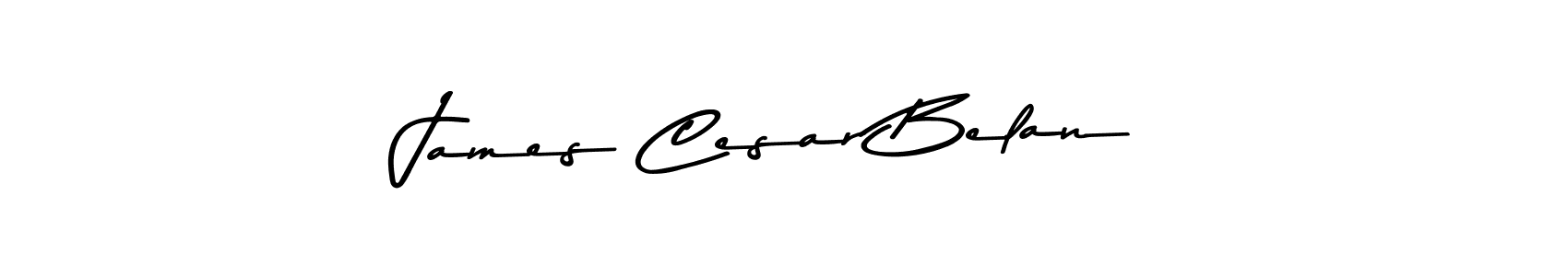 James Cesar Belan stylish signature style. Best Handwritten Sign (Asem Kandis PERSONAL USE) for my name. Handwritten Signature Collection Ideas for my name James Cesar Belan. James Cesar Belan signature style 9 images and pictures png
