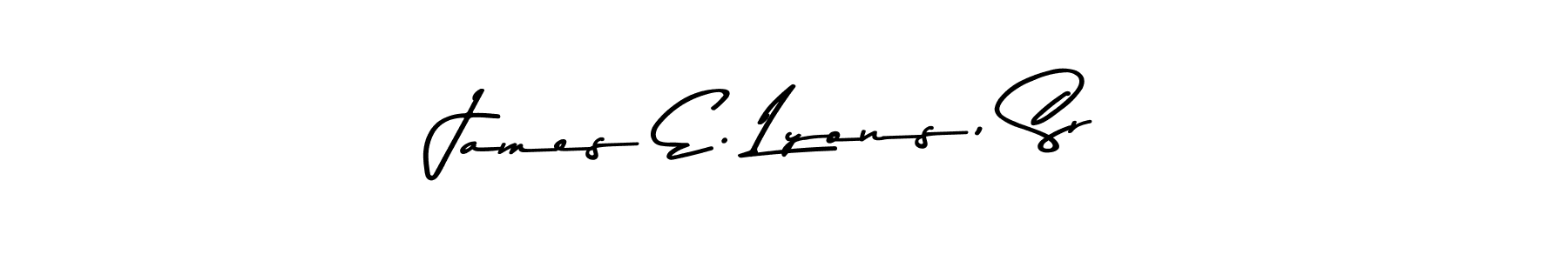 James E. Lyons, Sr stylish signature style. Best Handwritten Sign (Asem Kandis PERSONAL USE) for my name. Handwritten Signature Collection Ideas for my name James E. Lyons, Sr. James E. Lyons, Sr signature style 9 images and pictures png