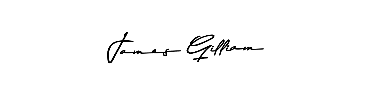 Create a beautiful signature design for name James Gilliam. With this signature (Asem Kandis PERSONAL USE) fonts, you can make a handwritten signature for free. James Gilliam signature style 9 images and pictures png