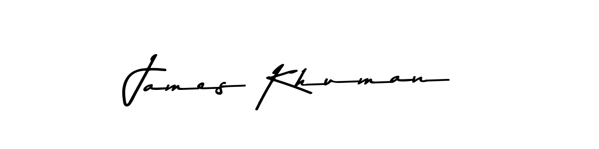Use a signature maker to create a handwritten signature online. With this signature software, you can design (Asem Kandis PERSONAL USE) your own signature for name James Khuman. James Khuman signature style 9 images and pictures png