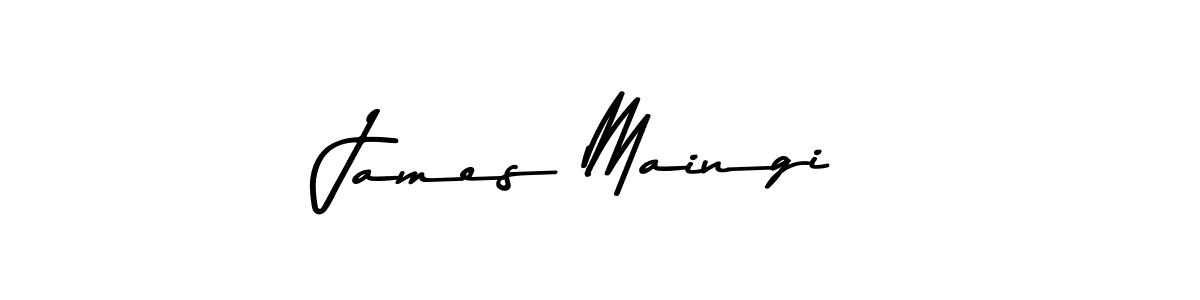 You should practise on your own different ways (Asem Kandis PERSONAL USE) to write your name (James Maingi) in signature. don't let someone else do it for you. James Maingi signature style 9 images and pictures png