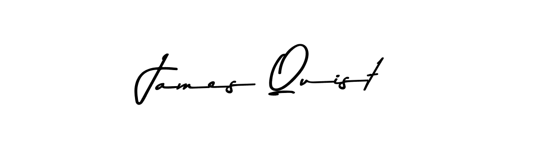 Design your own signature with our free online signature maker. With this signature software, you can create a handwritten (Asem Kandis PERSONAL USE) signature for name James Quist. James Quist signature style 9 images and pictures png
