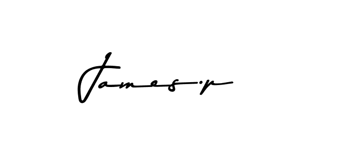 The best way (Asem Kandis PERSONAL USE) to make a short signature is to pick only two or three words in your name. The name James.p include a total of six letters. For converting this name. James.p signature style 9 images and pictures png