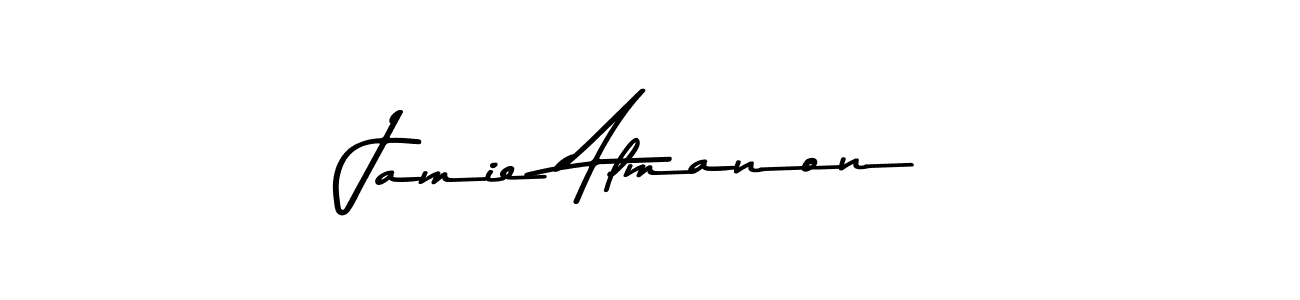 Also You can easily find your signature by using the search form. We will create Jamie Almanon name handwritten signature images for you free of cost using Asem Kandis PERSONAL USE sign style. Jamie Almanon signature style 9 images and pictures png