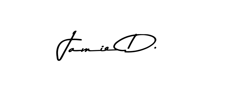 Asem Kandis PERSONAL USE is a professional signature style that is perfect for those who want to add a touch of class to their signature. It is also a great choice for those who want to make their signature more unique. Get Jamie D. name to fancy signature for free. Jamie D. signature style 9 images and pictures png