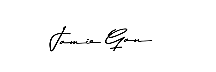 Use a signature maker to create a handwritten signature online. With this signature software, you can design (Asem Kandis PERSONAL USE) your own signature for name Jamie Gan. Jamie Gan signature style 9 images and pictures png