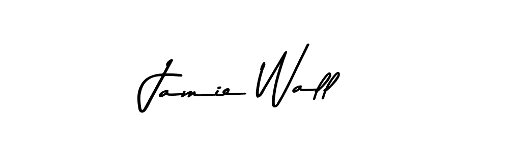 How to make Jamie Wall name signature. Use Asem Kandis PERSONAL USE style for creating short signs online. This is the latest handwritten sign. Jamie Wall signature style 9 images and pictures png