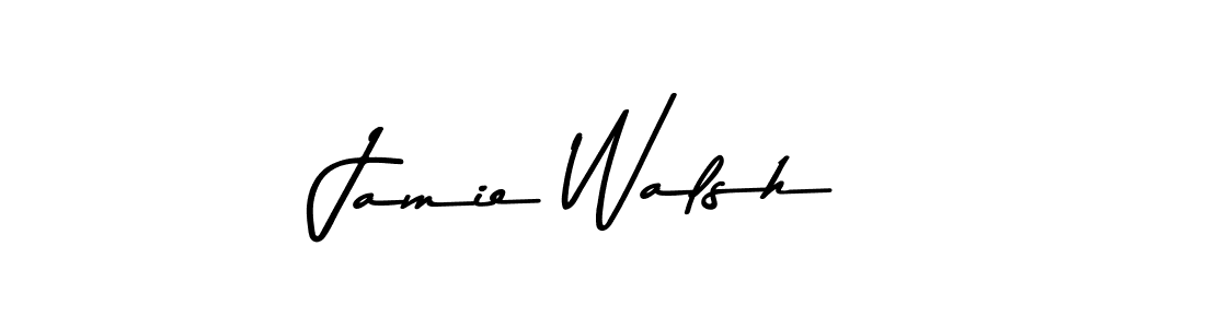 Jamie Walsh stylish signature style. Best Handwritten Sign (Asem Kandis PERSONAL USE) for my name. Handwritten Signature Collection Ideas for my name Jamie Walsh. Jamie Walsh signature style 9 images and pictures png