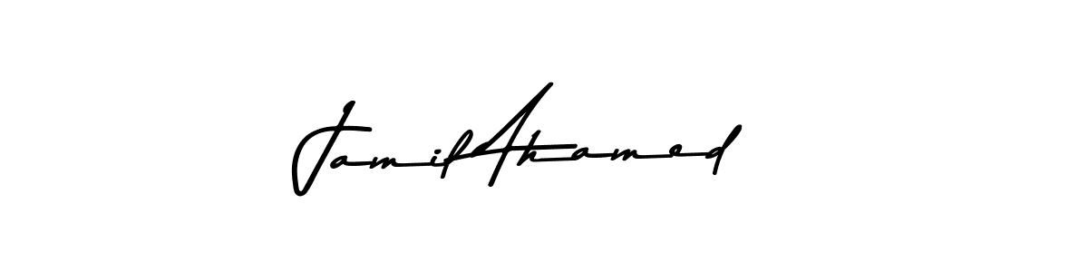 Make a beautiful signature design for name Jamil Ahamed. Use this online signature maker to create a handwritten signature for free. Jamil Ahamed signature style 9 images and pictures png