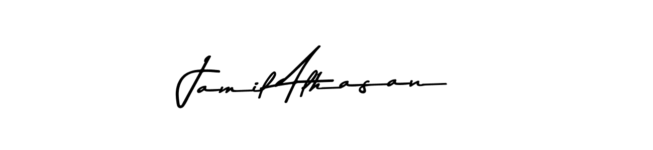 You should practise on your own different ways (Asem Kandis PERSONAL USE) to write your name (Jamil Alhasan) in signature. don't let someone else do it for you. Jamil Alhasan signature style 9 images and pictures png