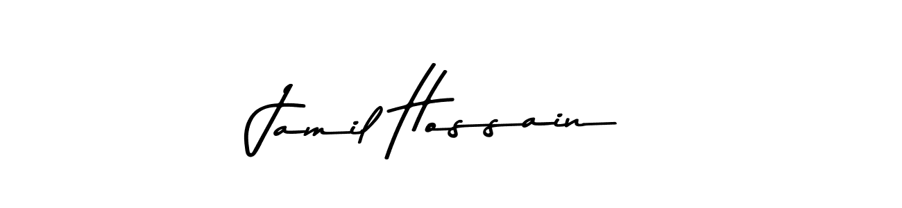 You can use this online signature creator to create a handwritten signature for the name Jamil Hossain. This is the best online autograph maker. Jamil Hossain signature style 9 images and pictures png