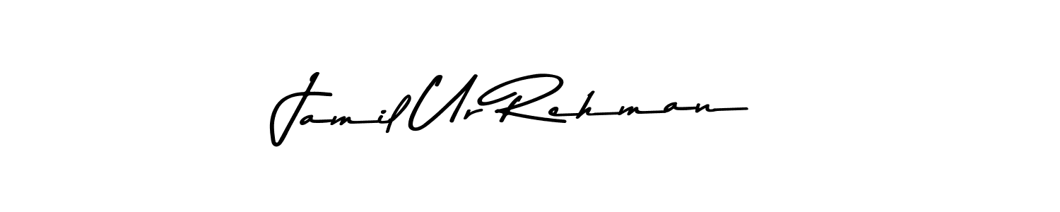 Make a beautiful signature design for name Jamil Ur Rehman. With this signature (Asem Kandis PERSONAL USE) style, you can create a handwritten signature for free. Jamil Ur Rehman signature style 9 images and pictures png