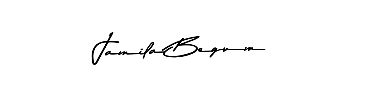 Asem Kandis PERSONAL USE is a professional signature style that is perfect for those who want to add a touch of class to their signature. It is also a great choice for those who want to make their signature more unique. Get Jamila Begum name to fancy signature for free. Jamila Begum signature style 9 images and pictures png