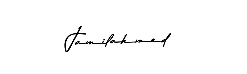 Asem Kandis PERSONAL USE is a professional signature style that is perfect for those who want to add a touch of class to their signature. It is also a great choice for those who want to make their signature more unique. Get Jamilahmed name to fancy signature for free. Jamilahmed signature style 9 images and pictures png