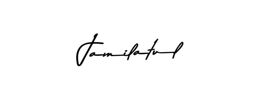 The best way (Asem Kandis PERSONAL USE) to make a short signature is to pick only two or three words in your name. The name Jamilatul include a total of six letters. For converting this name. Jamilatul signature style 9 images and pictures png