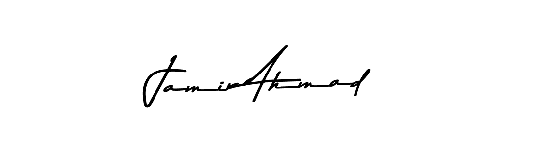 Here are the top 10 professional signature styles for the name Jamir Ahmad. These are the best autograph styles you can use for your name. Jamir Ahmad signature style 9 images and pictures png