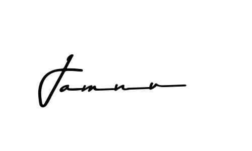 Jamnu stylish signature style. Best Handwritten Sign (Asem Kandis PERSONAL USE) for my name. Handwritten Signature Collection Ideas for my name Jamnu. Jamnu signature style 9 images and pictures png