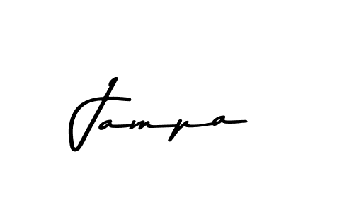 Use a signature maker to create a handwritten signature online. With this signature software, you can design (Asem Kandis PERSONAL USE) your own signature for name Jampa. Jampa signature style 9 images and pictures png