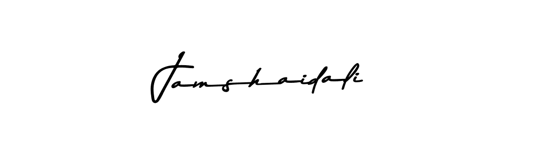 Design your own signature with our free online signature maker. With this signature software, you can create a handwritten (Asem Kandis PERSONAL USE) signature for name Jamshaidali. Jamshaidali signature style 9 images and pictures png