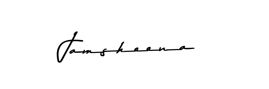 Create a beautiful signature design for name Jamsheena. With this signature (Asem Kandis PERSONAL USE) fonts, you can make a handwritten signature for free. Jamsheena signature style 9 images and pictures png