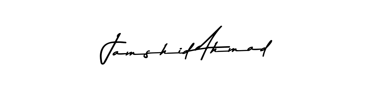 Use a signature maker to create a handwritten signature online. With this signature software, you can design (Asem Kandis PERSONAL USE) your own signature for name Jamshid Ahmad. Jamshid Ahmad signature style 9 images and pictures png