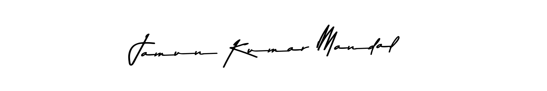 You should practise on your own different ways (Asem Kandis PERSONAL USE) to write your name (Jamun Kumar Mandal) in signature. don't let someone else do it for you. Jamun Kumar Mandal signature style 9 images and pictures png