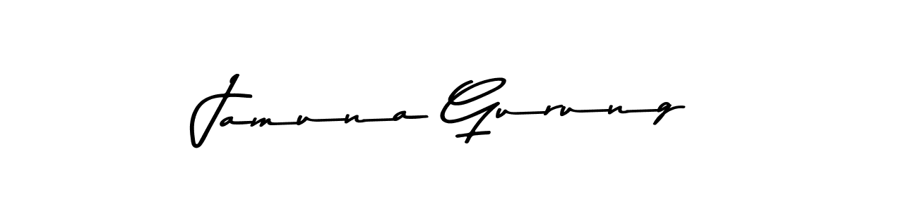 How to Draw Jamuna Gurung signature style? Asem Kandis PERSONAL USE is a latest design signature styles for name Jamuna Gurung. Jamuna Gurung signature style 9 images and pictures png