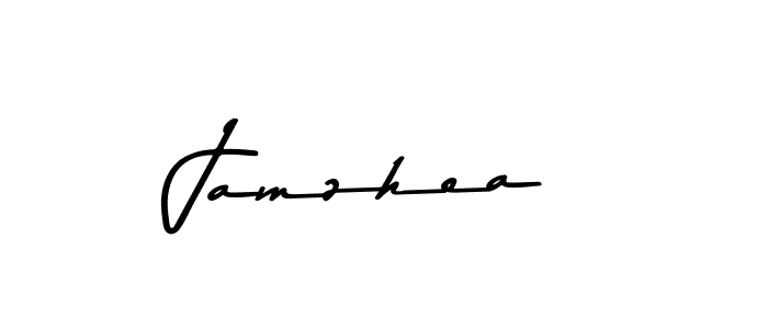 You should practise on your own different ways (Asem Kandis PERSONAL USE) to write your name (Jamzhea) in signature. don't let someone else do it for you. Jamzhea signature style 9 images and pictures png